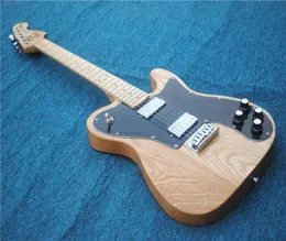 نسخة مخصصة جديدة من 6 String Electric Guitar Elm Wood Color Black Guard Board Maple Xylophone Neck 2628013