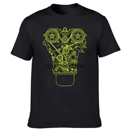 T-shirty męskie zabawne mechaniczne narzędzie garaż tłok tłok t Koszulki graficzny bawełniany streetwear krótki rękaw