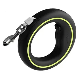 Moestar UFO LeASH retrátil 2 fivela de metal Lite Holoque antiLiLip Lank