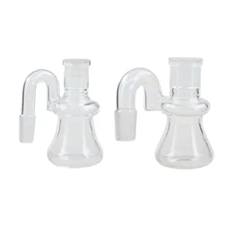 Mini Cam Kül Catcher 14mm 18mm45 90 Derece Nargile Cam Bong Su Karşılaştırıcılar Temiz Besikli Ashcatcher