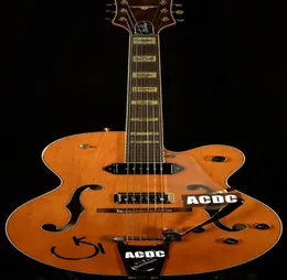 G6120DSW Vintage Select Edition 1962 Chet Atkins Country Gentleman Orange Hollow Body JAZZ Electric Guitar Gold Pickugard Bigs Bri3073655