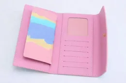 Moda 2pcsset portfel długie damskie portfele torebki mody ręczne torby sprzęgła kobiet wzór skórzany portfel paszportowy uchwyt karty BA4086735