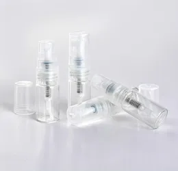 2ml 3ml 5ml 10 ml Mini bottiglia di profumo di vetro trasparente portatile con flaccida estetica parfum sprayempty con atomizzatore per viaggi7749457