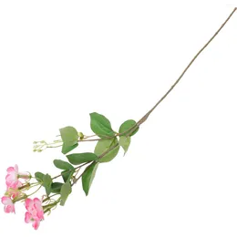 Flores decorativas Flor artificial Decorações de bolo falso Simulação como um casamento de casamento real Faux