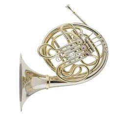 عالي الجودة BBF Fourkeys French Horn Nickel Silver Bell Clear Clear Finish Musical الآلة الموسيقية مع Case 2551014