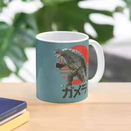 Gamera Attack Coffee Mug Funnys 컵 세트 240407에 맞춤형 열 설정