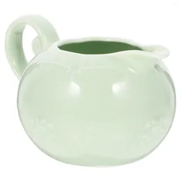 Servis uppsättningar keramisk mjölkkanna kaffekräm sirap pitcher matlagning kök faicet cerame ceramics creamer vattenkokare