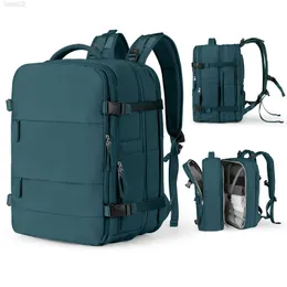 Sacos multifuncionais que transportam mochila 45L Viagem expansível Bolsa de fim de semana aprovada para aviões laptop à prova d'água YQ240407