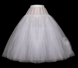 Vit bollklänning Kort brudkettikar Organza underskirt för bröllopsklänning plus storlek Crinoline 2019 P034863039