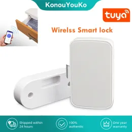 Lock Tuya Smart Home Electric Lock Скрытые шкафные шкафы беспроводные замки для ящика Smart Life Приложение разблокировать работу с концентратором GatilMode Gateway