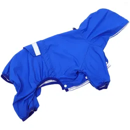 Odzież psa odblaskowa czteronożna płaszcz przeciwdeszczowy małe psy wodne szczeniaki ubrania deszczowe deszczowe Chihuahua