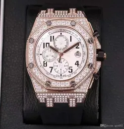 2021 Новейшие роскошные мужские часы Top Top Imported Quartz Movement Watch Black Rubber Band Mens Ristatch Diamond Man Sports Watches6623990