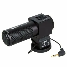 Microphones Takstar SGC698 Direktivintervju Mikrofondirektivitet Karakteristisk med 3,5 mm utgång för Nikon Canon DSLR -kamera