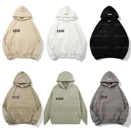 Essientials Hoodie Tasarımcı Essentialshirts Erkekler EssentialShoodie Kadınları Takip Pantolon Uzun Kollu Mektup Baskı Hip Hop Kapşonlu Sweatshirt Street Giyim