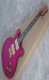 PRS Santana Flame Maple Top Purple Abalone Inlay Custom Shop privato Signatura Guitatta elettrica77779925