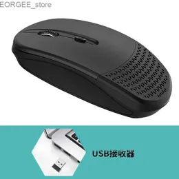 الفئران المحمولة فائقة الكتم الوردي الخضراء قابلة لإعادة إعادة عرض 2.4G راتون inalambrico mouse ألعاب للكمبيوتر محمول الكمبيوتر pc y240407