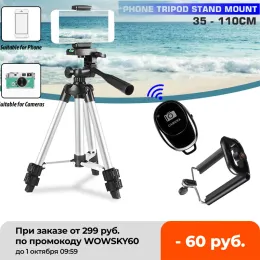 Tripods Network Broadcas Bluetooth Tripod Stand Mount Solter para o tripé do suporte para stream ao vivo do YouTube para o telefone DSLR CAM DSLR