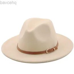 Geniş Memlu Şapkalar Kova Şapkaları 56-60cm Beyaz/Blackwide Brim Fedora Şapkası Kadın Erkekler Taklit Kuşak Şapkaları Metal Zincir Dekor Panama Caz Chapeau Hat 240407