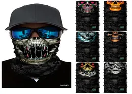 Skull Face Masks Magic Sconsts Cycling Camping Hunting Subbing Bandana Bandana Pescoço Gaiter Tube Sconhe para MEN9432677