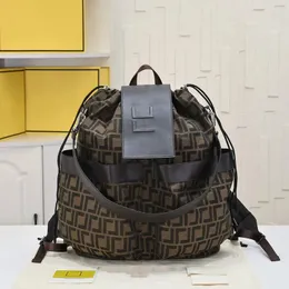 Mochila de couro de lona 2024 Novo designer Romes Retro Mulheres Imprimir Bolsa de ombro Crossbod