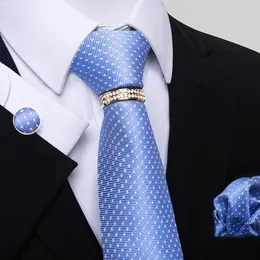 Bogenkrawatte für Männer Hochwertige Festgeschenke Taschentuch Cufflink Set Krawatte Paisley männlicher Liebhaber Tag