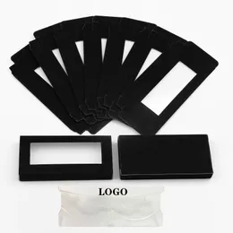 100-10pcs Lash Boxes Verpackung mit Tabletts Lashes Box Case