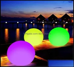 수영장 액세서리 수영 수상 수상 스포츠 야외에서 야외 시간 에이어리 옥외 방수 13 컬러 빛나는 공 LED 가든 해변 P8195119