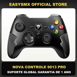 Controladores de jogo Joysticks Easysmx 9013 Pro Wireless 2.4g Game Controller Bluetooth Board Board for Windows PC IOS/Android TV Box Hall Trigger Q240407