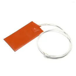 Filtar 15 W Electric Heat Pad 12V DC Silikon Orange uppvärmningsmatta 30 ° C 150 ° C 5MΩ Filt Hydraulisk tankplatta