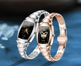 Fashion Women Smart Watch H8 Pro Corta cardiaca Monitoraggio della pressione sanguigna Orologi IP67 Smartwatch impermeabile per Android iOS7782196