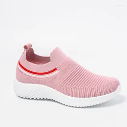 Fitness Shoes 2024 Women Women Sneakers Slip On Woman Vulcanized Mulher Swoaffers Flats Ladies Casual Calçados Plus Size