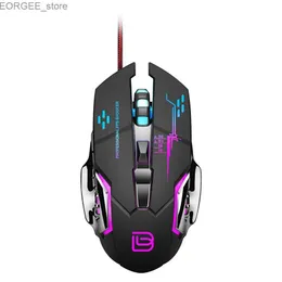 Mice 3200dpi G8 Fenghuo Wheel Wired Mouse USB Game 6D Macro Definition Programming Luminous Esports Mechanical Mouse Y240407