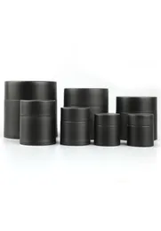 3G 5G 10G 15G 30G 50G 80G Frosted Black Cream Jars Butelki Pojemnik na garnek Plastikowy makijaż butelki JAR8815439