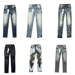 Motorcykel trendig ksubi am jeans lila jeans denim byxor mens lila jeans designer män byxor highend kvalitet rak religion byxor märke stack jeans