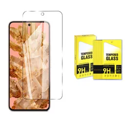 Bildschirmschutz für Google Pixel 9 9pro 8 8a 8pro 7 7a 6 6a 5 5a 4 4xl 4a 4g 5g 3 3a 3xl 3AXL Temperiertes Glas Clear Hartered Film mit Papierbox