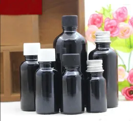 Storage Bottles 5ml Black Glass Bottle Essential Oil Liquid Serum Complex Recovery Eye Gel Moisture Skin Care Cosmetic Packing