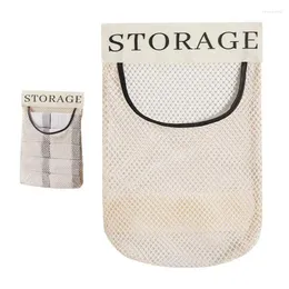 Storage Bags Garbage Bag Holder Net Hang High Capacity For Dispenser Bathroom