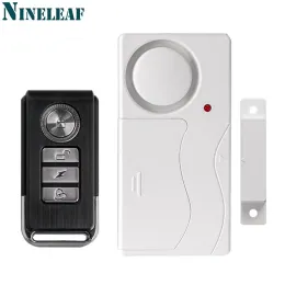 Detector Nineleaf Wireless Window Door Abra o detector fechado Controle remoto Ladrilhão Alarme Sensor magnético Sistema de proteção de segurança doméstica