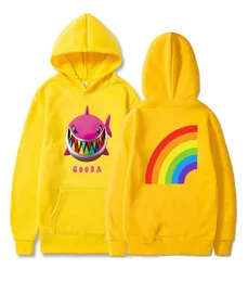 6ix9ine Gooba Rainbow 3D 프린트 후드 땀 셔츠 래퍼 패션 캐주얼 힙합 풀오버 남성 여성하라 주쿠 스트리트웨어 home1717391