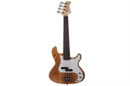 New Exquisite Burlywood 4string Electric Bass Guitar Burning Fire Style Ship From USA7746324