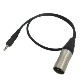 Zubehör 3,5 mm 3Pin XLR -Mikrofonkabel Rausch -Reduktion Antiwinding Stereo -Mikrofonverbindungskabel für Sony D11 D21 V1