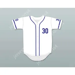 Gdsir White Mike Vitar Benny Jet Rodriguez 30 camisa de beisebol The Sandlot Ed