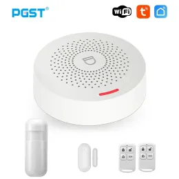 KITS WIFI TUYA Home Alarm System 433MHz BARGLAR SECURITY Alarm Smart Life App Control Wireless Home Alarm
