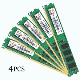 Rams Kamosen DDR3 RAM 5PCS 4GB 8GB 1333MHz 1600MHz العلامة التجارية الجديدة منخفضة الجهد 1.5V PC312800U ذاكرة سطح المكتب DIMM 240PIN NONECC