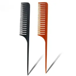 Profissional provocação de pente de cabelo salão de escova de salão de salão de plástico pente de pente pontilhado penteado penteado