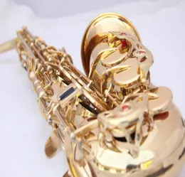 سوزوكي جديد وصول eb alto saxophone النحاس الذهب مطلي e مسطح alto sax الآلة الموسيقية المهنية مع casepance case8583865