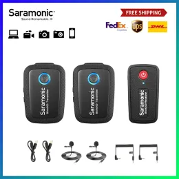 Microfoni SARAMONIC BLINK 500 BLINK500 B1 B2 B3 B4 B5 B6 B6 Wireless Lavalier Lavalier Microfono Studio Condenser Intervista Mic per telefono DSLR