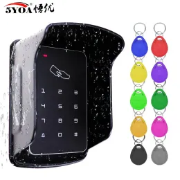 Webcams Rfid Access Control Standalone Controller Keypad Keyboard System Waterproof Rainproof Cover Outdoor Door Lock Opener Card Reader