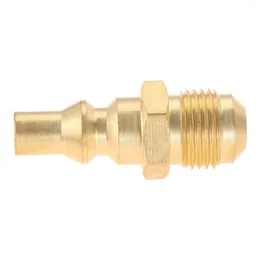 ARAÇLAR KATI Pirinç 3/8 "Erkek Parlama İpliği X 1/4" Hızlı Bağlantı Fişi Uyum RV Uzatma Hortumu Izgara Isıtıcı için Fitting ile