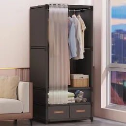Ganci per abiti semplici armadio a portabicchiere moderno tessuto minimalista camera da letto da letto studentessa in affitto spazio per la sala in affitto